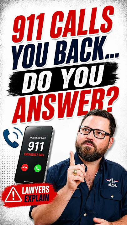 911 CALLS BACK…DO YOU ANSWER?