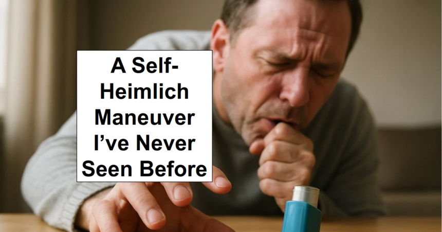 A Self-Heimlich Maneuver I’ve Never Seen Before – reThinkSurvival.com