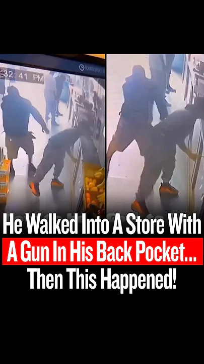 He Walked Into A Store With A Gun In His Back Pocket… Then This Happened!