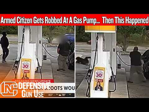 A Masked Robber Walked Up On A Man Pumping Gas… Then Saw The Gun