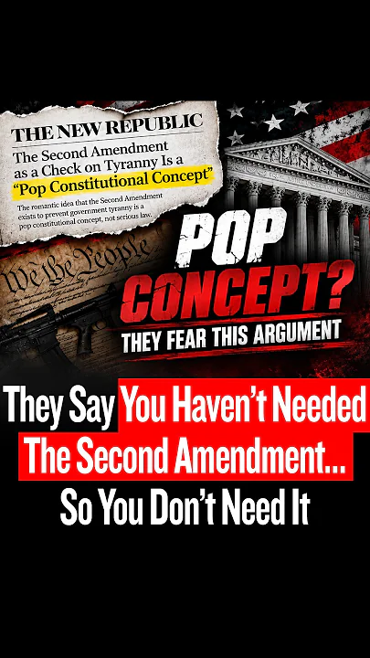 They Say You Haven’t Needed The Second Amendment… So You Don’t Need It