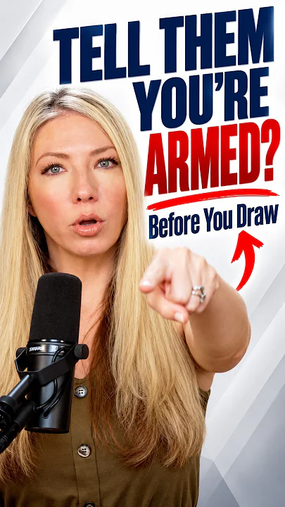 SHOULD YOU TELL THEM YOU’RE ARMED?