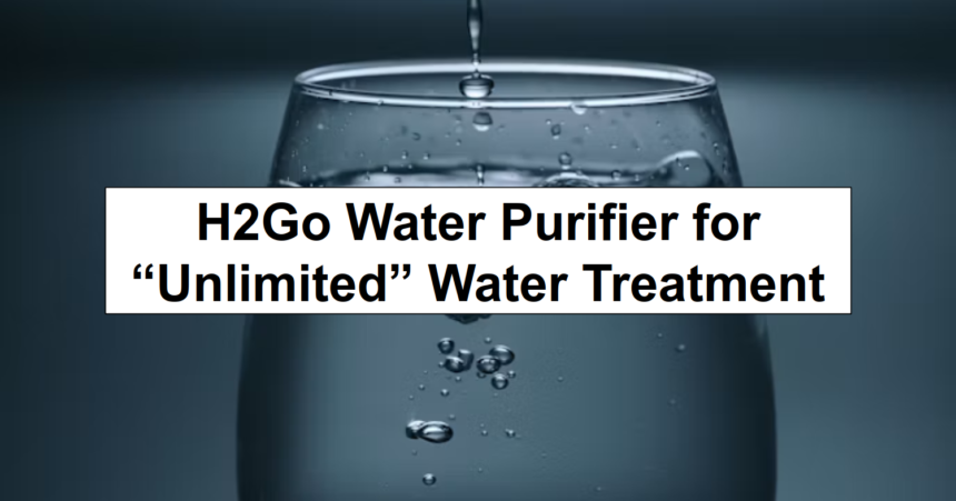 H2Go USB or Solar Water Purifier for “Unlimited” Water Treatment – reThinkSurvival.com