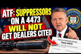 NFA UPDATE: ATF Says Suppressors on a 4473 WILL NOT Get Dealers Cited