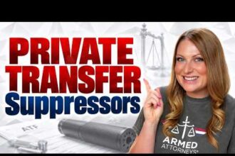 ATF Guidance Sneak Peak, Private Transfer of Suppressors, What Counts as Brandishing