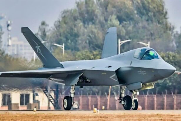 China’s New J-35 Stealth Fighter Showed Up Covered in Mirrors, and Nobody Knows Why