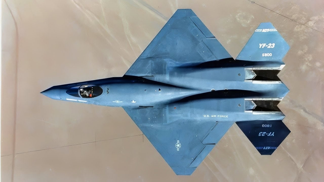 YF-23 Above the Clouds