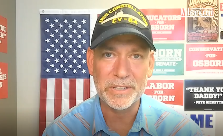 Navy Veteran Dan Osborn Hopeful Nebraskans Will Vote for Independent Senate Candidate This November