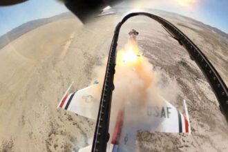 Thunderbird camera captured pilot’s safe ejection during crash