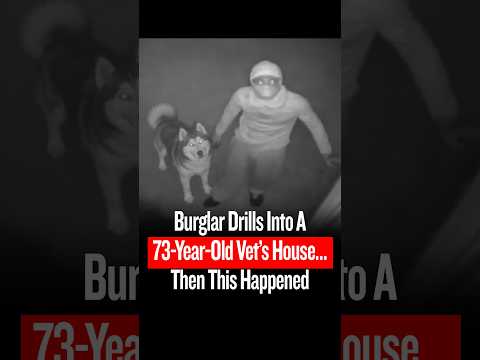 Burglar Drills Into A 73-Year-Old Vet’s House… Then This Happened