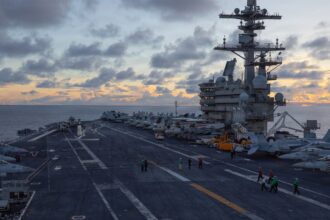 USS George HW Bush leaves Middle East, stops in Thailand