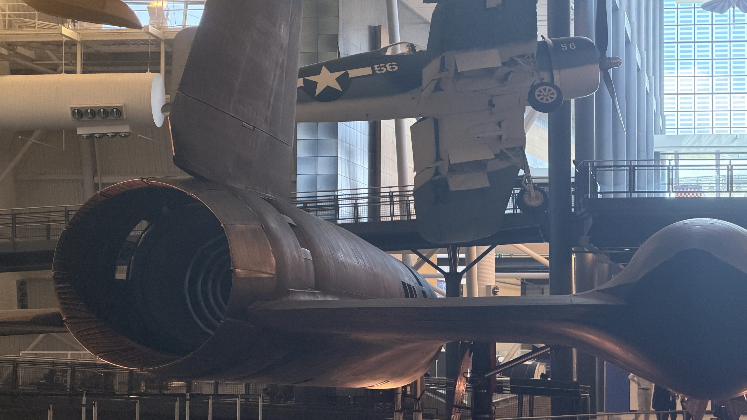 SR-71 Blackbird. Smithsonian Display Photo Taken by 19FortyFive on 9/30/2026.