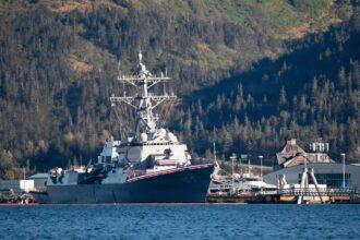 Navy’s USS Ted Stevens Arrives in Alaska City for First Time in 80 Years