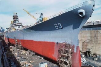 US Navy 45,000-Ton Iowa-Class: Four Battleships, 36 Sixteen-Inch Guns, and Not One Round Ever Fired at an Enemy Battleship.