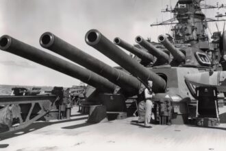 32,300 Tons, 12 14-Inch Guns, 16 5-Inch Guns: The US Navy Rebuilt USS California for 25 Months After Pearl Harbor. She Fired 63 Shells in History’s Last Battleship Duel