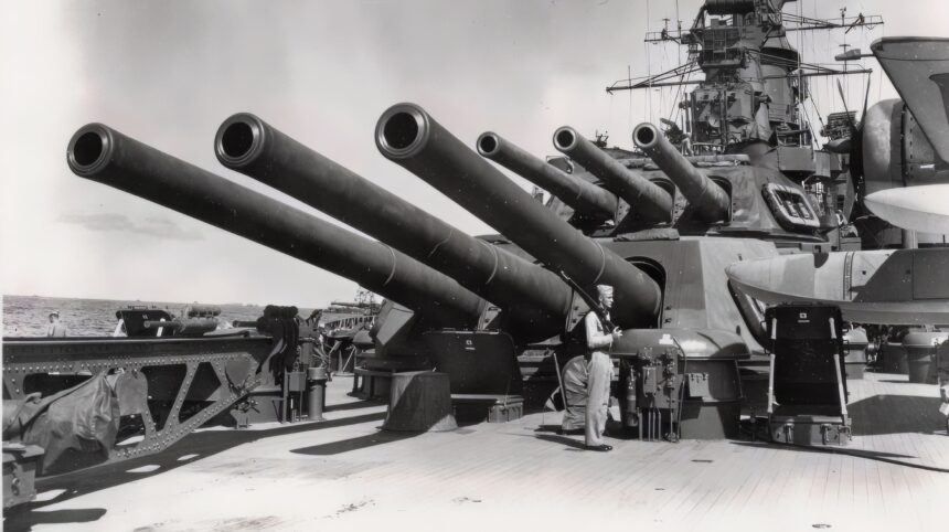 32,300 Tons, 12 14-Inch Guns, 16 5-Inch Guns: The US Navy Rebuilt USS California for 25 Months After Pearl Harbor. She Fired 63 Shells in History’s Last Battleship Duel