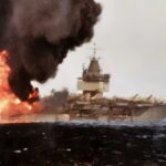 A Rack of 500-Pound Bombs Blew a 22-by-18-Foot Hole in Nuclear Aircraft Carrier USS Enterprise Beside a Tanker Holding 6,000 Gallons of Jet Fuel. She Was Back at Sea the Same Year