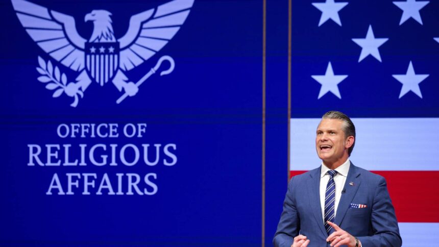 Pete Hegseth’s New Religious Affairs Office Sparks a Legal Church-State Fight